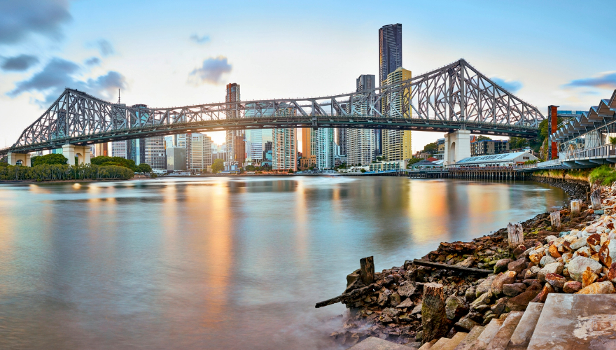 Howard Smith Wharves under the Storey Bridge, Brisbane, Queensland
