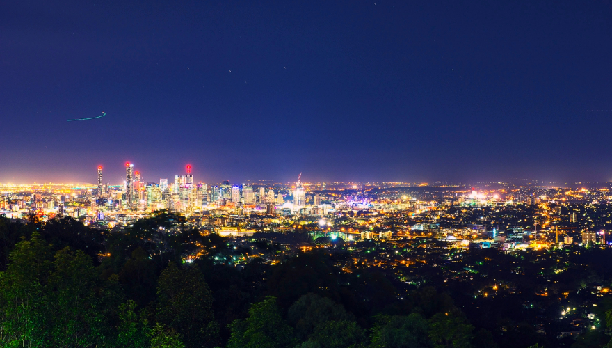 Brisbane City from Mount Coot-tha
