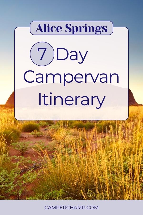Alice Springs Round-trip: 7-Day Campervan