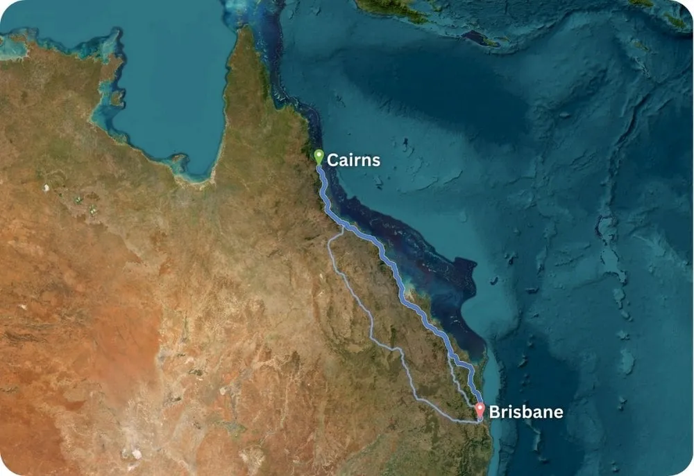From Brisbane to Cairns