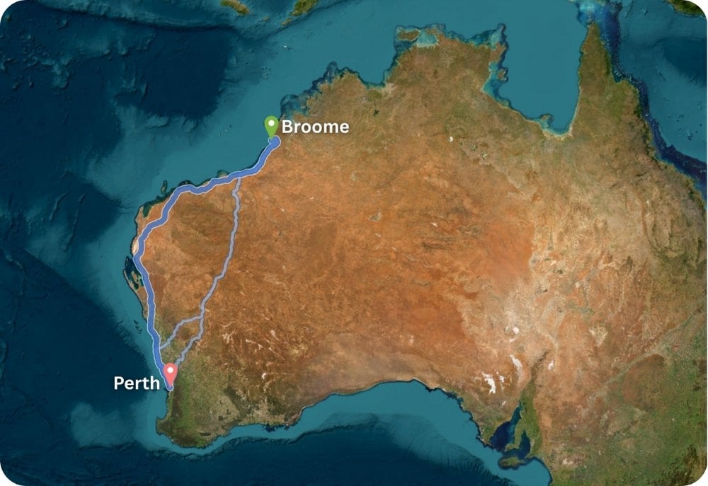 From Broome to Perth