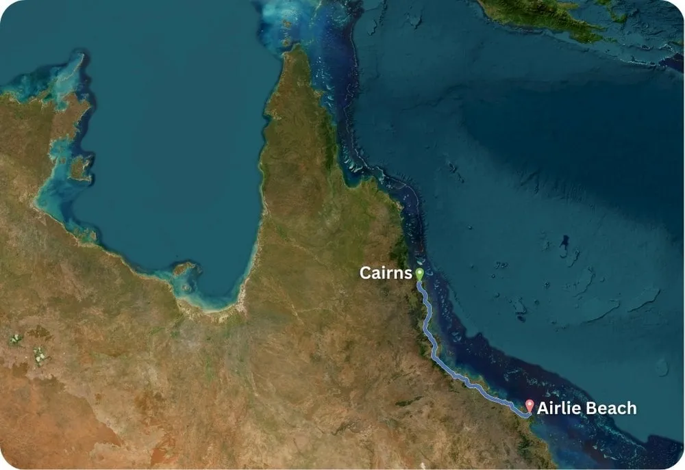 From Cairns to Airlie Beach