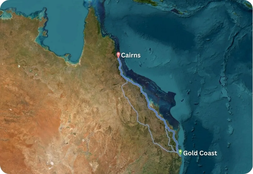From Gold Coast to Cairns