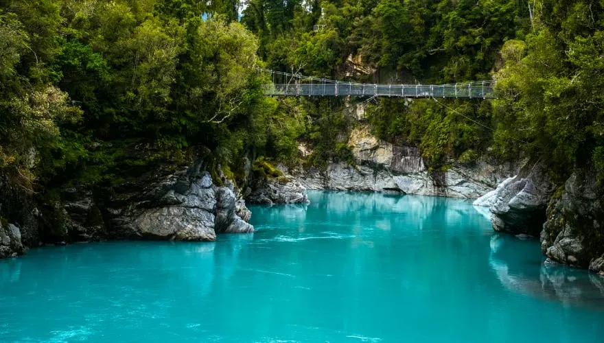 Hokitika Gorge, West Coast, New Zealand.
