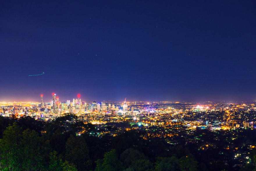 Brisbane City - view from Mt Coot-tha